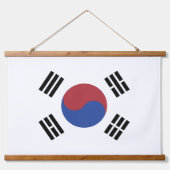 韓国国旗 吊り下げ型タペストリー (正面)