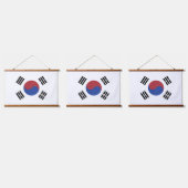 韓国国旗 吊り下げ型タペストリー (トリプル)