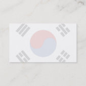 韓国国旗 名刺 (裏面)