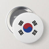 韓国国旗 缶バッジ (正面&裏面)