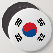 韓国国旗 缶バッジ (正面&裏面)