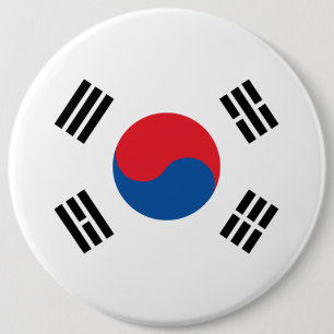 韓国国旗 缶バッジ