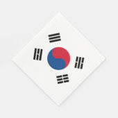韓国国旗 – 陰陽 スタンダードランチョンナプキン (角)