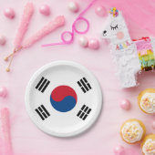韓国国旗 – 陰陽 ペーパープレート (パーティー)