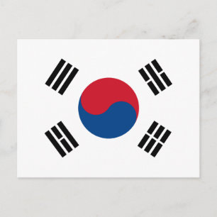 韓国国旗 – 陰陽 ポストカード