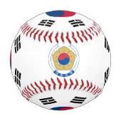 韓国国旗・韓国スポーツ/野球ボール 野球ボール (裏面)