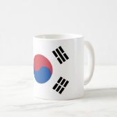 韓国国旗(韓国) コーヒーマグカップ (正面右)