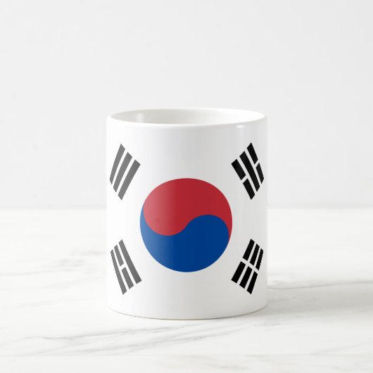 韓国国旗(韓国) コーヒーマグカップ (中央)