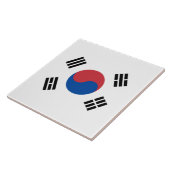 韓国国旗（韓国） タイル (側面)
