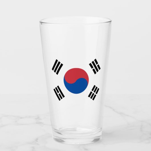 韓国国旗(韓国) タンブラーグラス (正面)