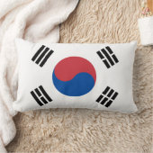 韓国国旗（韓国） ランバークッション (ブランケット)
