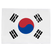 韓国国旗（韓国） ラージペーパーバッグ (裏面)