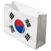 韓国国旗（韓国） ラージペーパーバッグ (正面アングル)