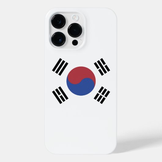 韓国国旗 iPhoneケース (裏面)
