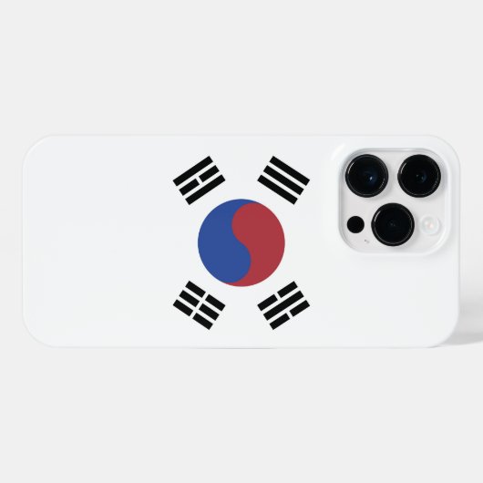 韓国国旗 iPhoneケース (裏面横)