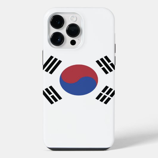 韓国国旗 iPhoneケース (裏面)