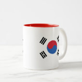 韓国国旗Mug한국 국기 디자인 ツートーンマグカップ (正面右)