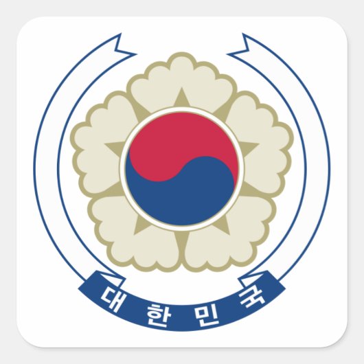 韓国国章 スクエアシール (正面)