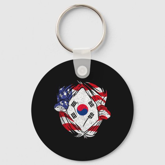 韓国大好き 韓国自豪 韓国愛国者 キーホルダー (正面)