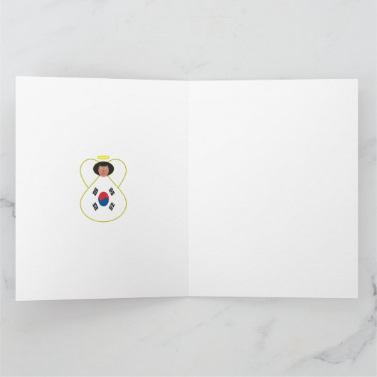 韓国天使ハヌカ旗カスタマイズ カード (内部)