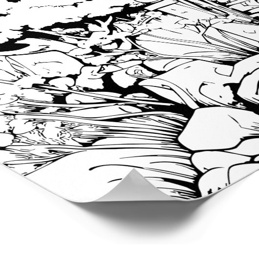 韓国寺彩色ポスター ポスター (角)