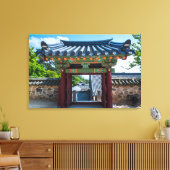 韓国寺門 キャンバスプリント (インサイチュ (リビング))