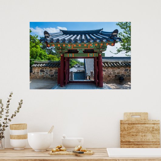 韓国寺門 ポスター (キッチン)