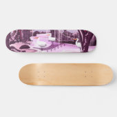 韓国庭園の鶴 スケートボード (横)