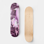 韓国庭園の鶴 スケートボード (正面)