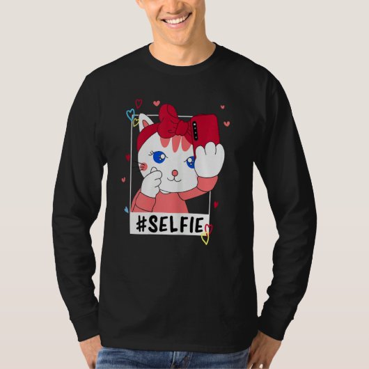 韓国愛かわいい猫|過去記事 Tシャツ (正面)