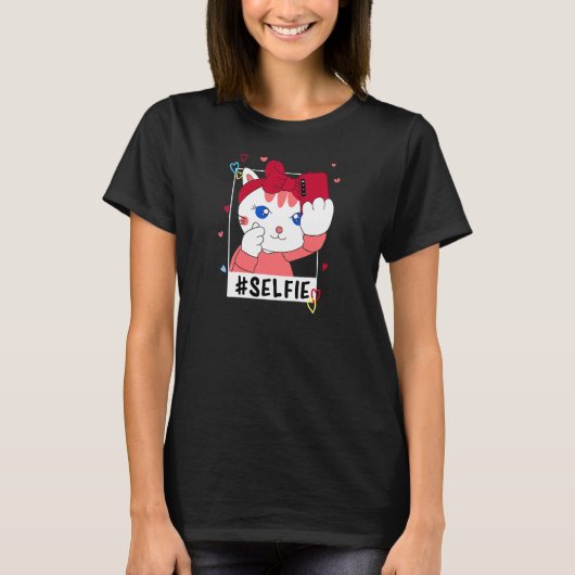 韓国愛かわいい猫|過去記事 Tシャツ (正面)