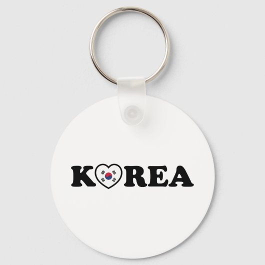 韓国愛ハート国旗 キーホルダー (正面)