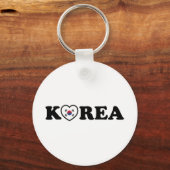 韓国愛ハート国旗 キーホルダー (正面)