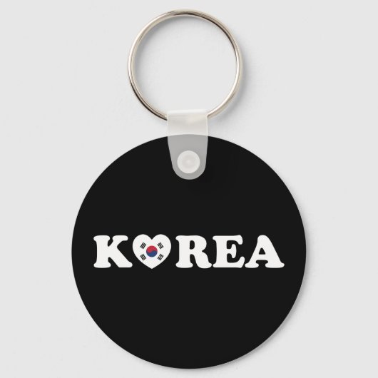 韓国愛ハート国旗 キーホルダー (正面)