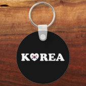 韓国愛ハート国旗 キーホルダー (正面)