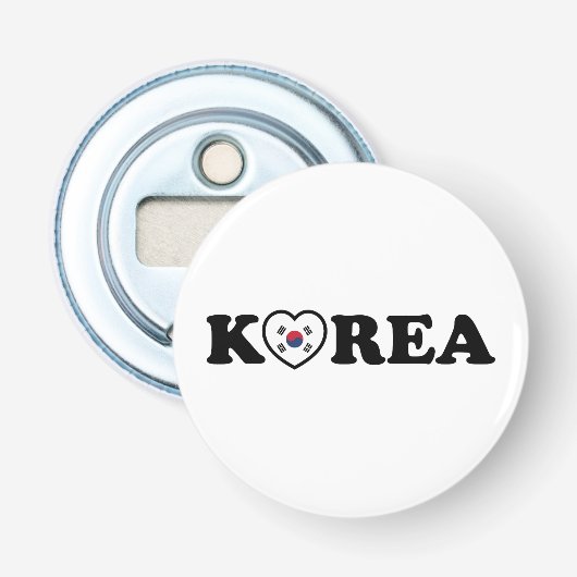 韓国愛ハート国旗 栓抜き (正面)