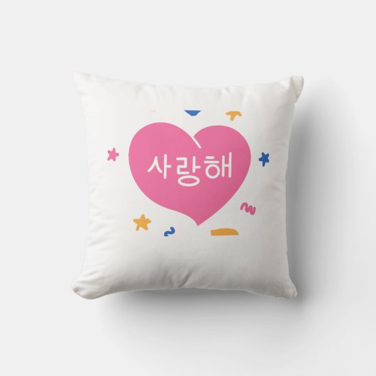 韓国愛好家のスローピロー クッション (正面)