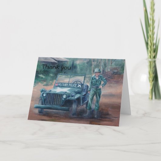 韓国戦争ヒーローサンキューカード サンキューカード (正面)