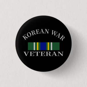 韓国戦争退役軍人ボタン 缶バッジ