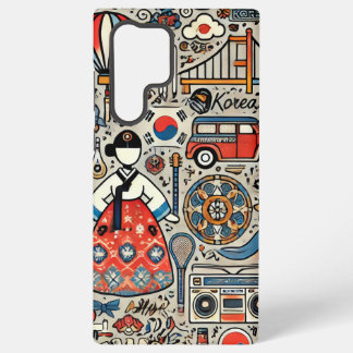韓国文化にインスパイアされたGalaxy S22 Ultraケース Samsung Galaxy S22 Ultraケース