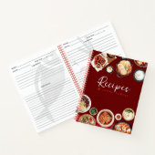 韓国料理カスタマイズレシピ本 – 赤 ノートブック (内部)