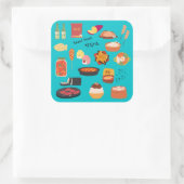 韓国料理シール スクエアシール (バッグ)