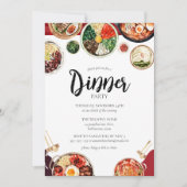 韓国料理テーマディナーパーティー 招待状 (正面)
