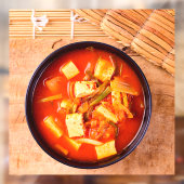 韓国料理 キムチスープ 豆腐 ウィンドウサイン (シート2)