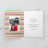 韓国新年あいさつ2フォトレインボーストライプズ シーズンカード (内部)