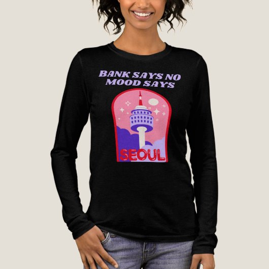 韓国旅行おもしろいTシャツ | 人生を壊した トライブレンドＴシャツ (正面)