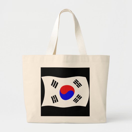 韓国旗トートバッグ ラージトートバッグ (正面)