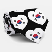 韓国旗ハート ネクタイ (ロール)
