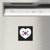 韓国旗ハート マグネット (インサイチュ (食洗機))