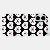 韓国旗ハート Case-Mate iPhoneケース (裏面 (横))